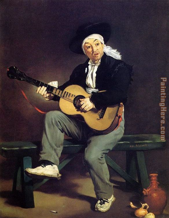 Edouard Manet The Guitar Player